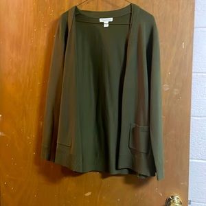 Hunter green pull over